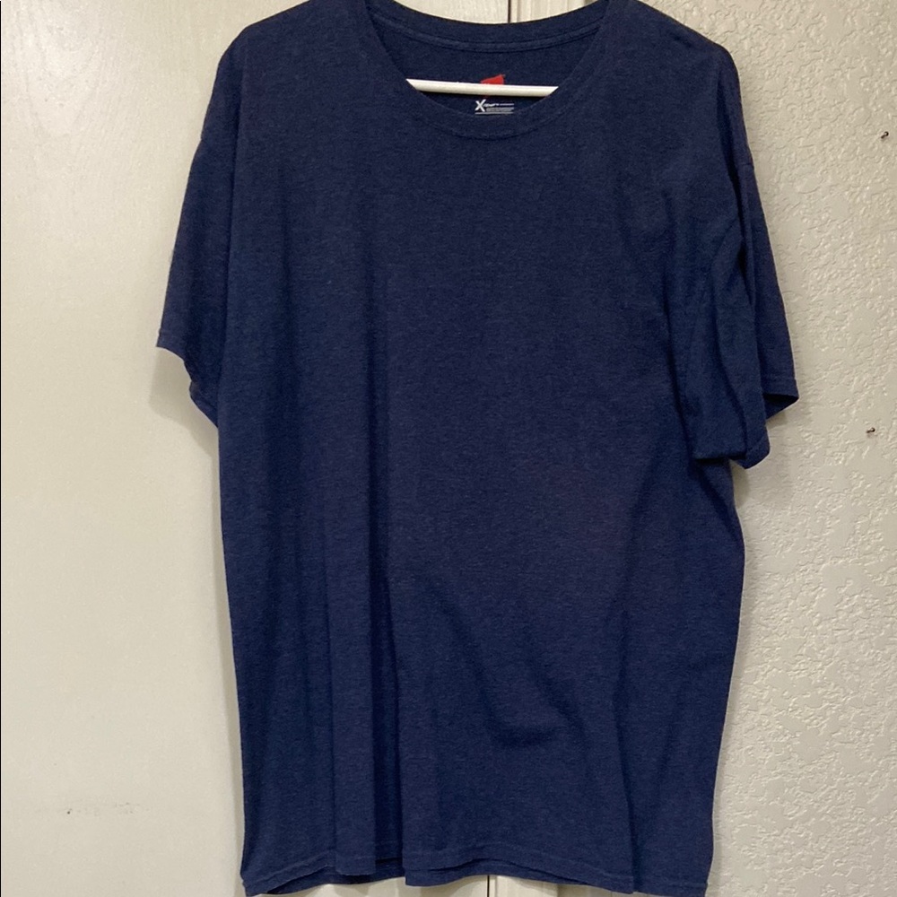 Hanes Xtemp XL Blue Short Sleeve Tee